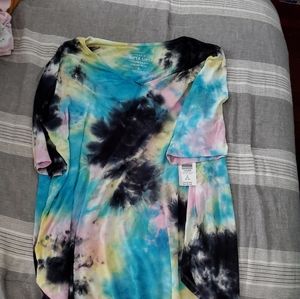 {Torrid} Favorite Tunic - Tie-Dye Black